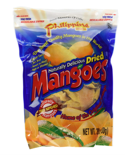 Philippine Brand Dried Mango, 20-Ounce Pouches