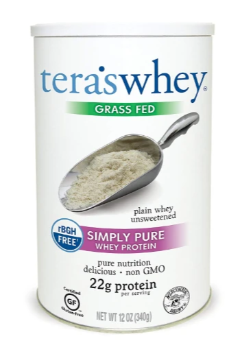 Tera's Whey Protein, Plain Unsweetened, 12 oz