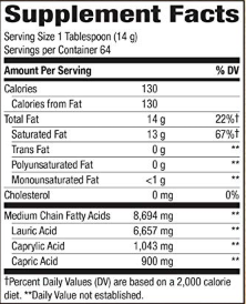Nature's Way Gold Coconut Oil, Pure Extra Virgin, 16oz