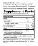 Nature's Way Sambucus Elderberry Gummies, Herbal Supplements with Vitamin C and Zinc, Gluten Free, Vegetarian, 60 Gummies