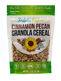 Diabetic Kitchen Cinnamon Pecan Granola Cereal, 3g Net Carbs, Keto Friendly, Low Carb, No Sugar Added, Gluten-Free, 5g Fiber, Non-GMO, No Artificial Sweeteners or Sugar Alcohols (11 oz)