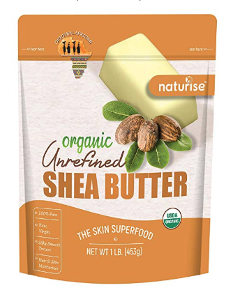 Naturise Shea Butter Raw Organic Unrefined Ivory 16 oz (1 LB), Highest Grade African Shea Butter, Great for DIY Skincare Products and Body Butter Moisturizer for Dry Skin, Eczema, and Hair Care