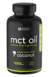 Sports Research Keto MCT Oil Capsules derived from Coconut Oil | Keto Fuel for The Brain & Body | Derived from Non-GMO Coconuts (120 Softgels)