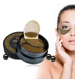 Eye Treatment Mask, Under Eye Patches, Eye Gel Pads, Collagen Eye Mask, Eye Hydrating Mask, Depuffing Eye Mask, Puffy Eyes Treatment, 60PCS Black Pearl Eye Patches for Dark Circles Puffiness Wrinkles