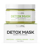 Teami Green Tea Matcha Detox Face Mask - Deep Pore Cleansing & Hydrating Blackhead Remover Mud Mask with Bentonite Clay, Facial Masks Best for Acne, Blackheads, Wrinkles, Pore Minimizer, Anti Aging