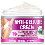 Kelly's Natural Cellulite Cream for 100% Complete Cellulite Removal - Made In USA - Hot Cream with Caffeine Cellulite Treatment - Slimming, Firming & Tightening - Works for Anti Cellulite Oil Massage & Workout Sweat