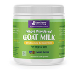 Raw Paws Frozen Raw & Powdered Goat Milk for Dogs & Cats - Made in USA - Milk Replacer for Puppies & Kittens - Goats Milk Supplement for Pets - Pet Food Topper & Enhancer