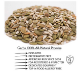 Gerbs Unsalted Pumpkin & Sunflower Seed Mix, 2 LBS. - Top 14 Food Allergy Free & NON GMO - Vegan, Keto Safe & Kosher - Premium Dry Roasted Seeds Produced in Rhode Island