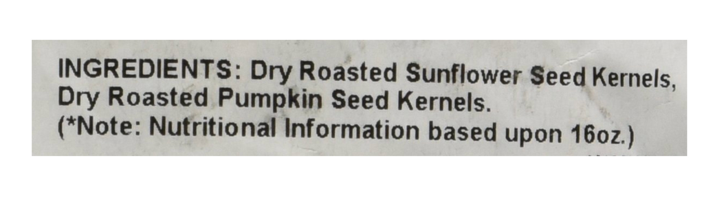Gerbs Unsalted Pumpkin & Sunflower Seed Mix, 2 LBS. - Top 14 Food Allergy Free & NON GMO - Vegan, Keto Safe & Kosher - Premium Dry Roasted Seeds Produced in Rhode Island