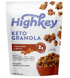 HighKey Snacks Keto Food Low Carb Granola - Cereal Snack - Paleo Friendly - Ketogenic Breakfast Nut Foods - Low Sugar, Grain & Gluten Free Healthy Travel Dessert - Cinnamon Almond