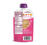 Happy Tot Organic Stage 4 Fiber & Protein, Pears/Raspberries/Butternut Squash/Carrots, 4 Ounce (Pack of 16) - Packaging May Vary