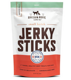 Rocco & Roxie Gourmet Jerky Dog Treats Made in USA - Slow Roasted, Delicious, Tender and Healthy 6" Jerky Sticks Treat - Choose Beef, Chicken or Turkey - 16 oz. Bag