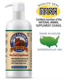 Grizzly All-Natural Wild Caught Alaskan Salmon Oil Dog Food Supplement | Balanced Blend of Omega-3 Fatty Acids | Medical Grade Pump for Exact, No-Spill Dose