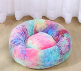 Pet Dog Bed Comfortable Donut Cuddler