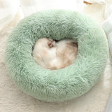 Pet Dog Bed Comfortable Donut Cuddler