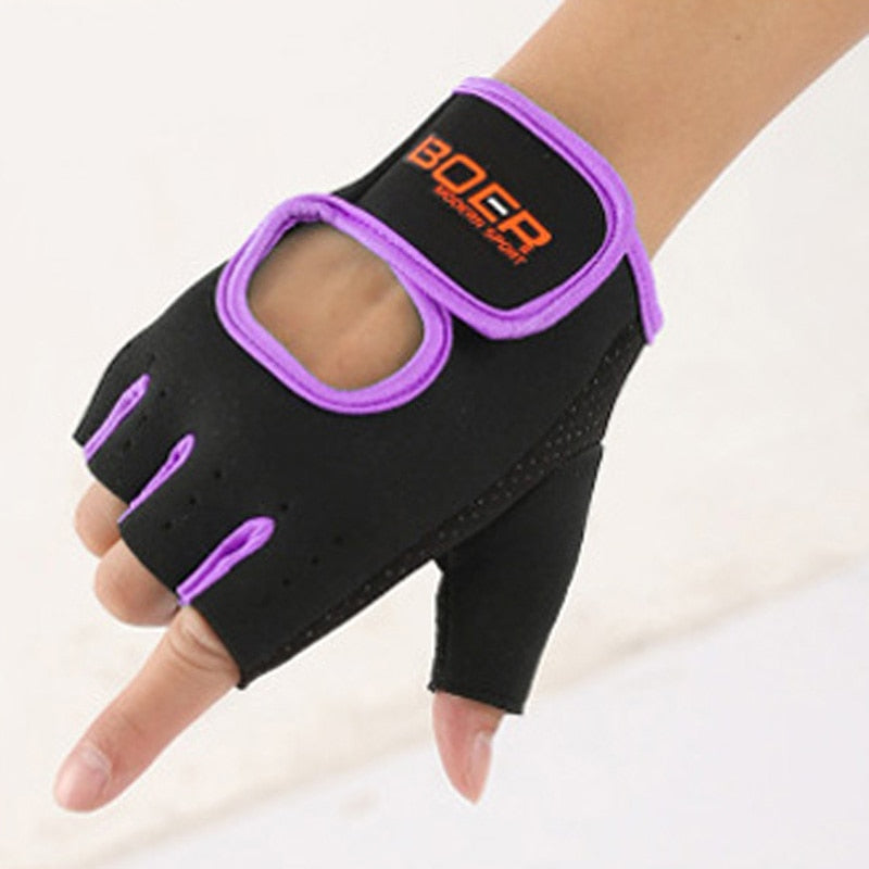 BOER Women/Men Half-Finger Gym Gloves