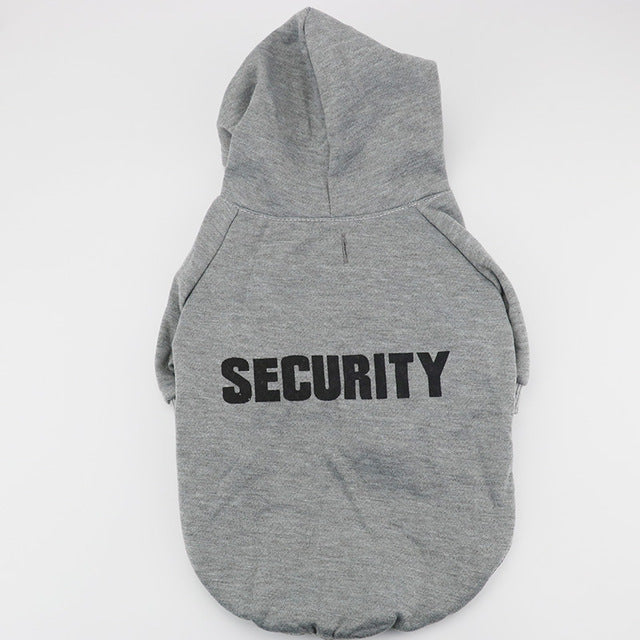 Security Cat Clothes Pet Cat Coats Jacket
